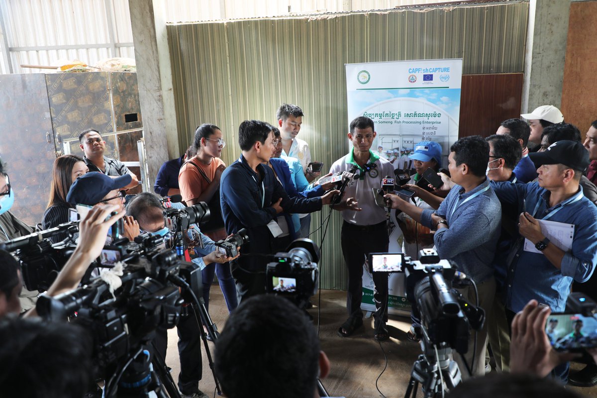 UNIDO Cambodia (@unidokh) on Twitter photo Joining forces with 19 local media organizations, H.E. <a href="/RachnaIm/">Rachna IM</a>, Under-secretary of State & spokesperson for #MAFF, led a captivating press tour πΈπ to showcase the positive progress of fish processing enterprises backed by #EuropeanUnion-funded CAPFISH-Capture. πβ¨#FoodSafety Joining forces with 19 local media organizations, H.E. <a href="/RachnaIm/">Rachna IM</a>, Under-secretary of State & spokesperson for #MAFF, led a captivating press tour πΈπ to showcase the positive progress of fish processing enterprises backed by #EuropeanUnion-funded CAPFISH-Capture. πβ¨#FoodSafety