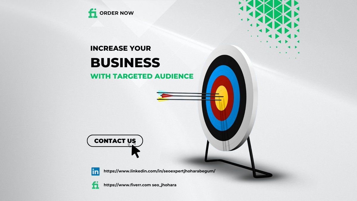 Increase your business with the targeted audience. Your business's sales, revenue, and engagement depend on the right decision. #KeerthySuresh #100x #YumnaZaidi #CHAZ  #Election2020 #FollowLiamPayneto2million  #yeenboutthatlife #GirlsWithNoAss
fiverr.com/seo_jhohara