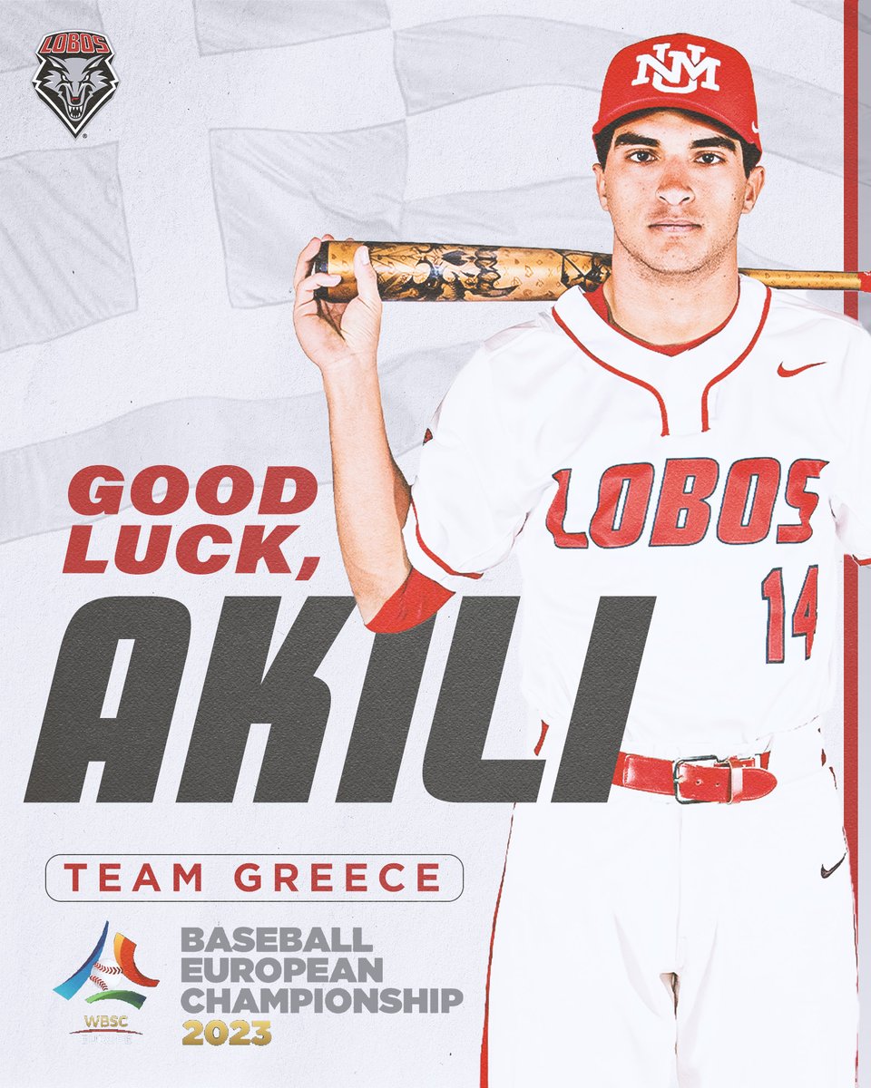 Our guy Akili Carris is off to a great start for @greekbaseball at the <a href="/WBSC/">WBSC ⚾🥎</a> European Championship!

2-for-2 starting at 3B in his debut yesterday against Spain. Back it at tonight at 11:30 MT against the Czech Republic.

𝗙𝗢𝗟𝗟𝗢𝗪 𝗔𝗟𝗢𝗡𝗚: t.ly/czLf_

#GoLobos