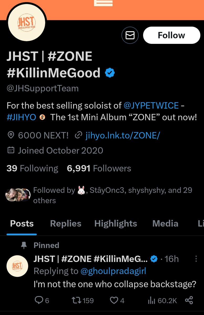 twice_mixx's tweet photo. So many moots follow🥴. They're now openly hating on other members and even have it pinned.

Unfollow this akgae fanbase and report for threat/harrasment @JHSupportTeam👇 https://t.co/FomEn76nFe