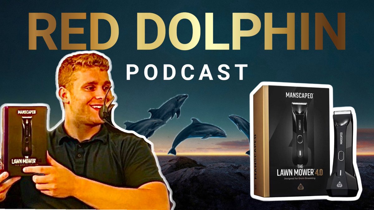 RedDolphinPod's tweet photo. Big Review of @manscaped on the last eat episode of the Pod 🐬💯 https://t.co/cChODvd9VE