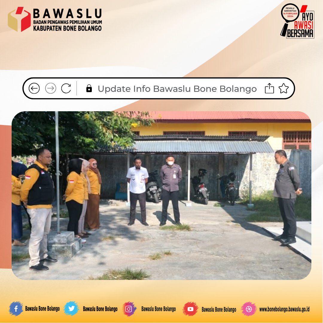 BwsBoneBolango's tweet photo. #SahabatBawaslu Pimpinan dan Kepala Sekretariat Bawaslu Kabupaten Bone Bolango menjadi Pembina dalam Apel Senin di Sekretariat Panwaslu Kecamatan, Senin (25/09/2023) https://t.co/xEyNlaYES3