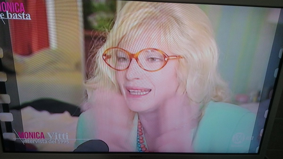 "Recitare è una necessità" #monicavitti @Cine34Mediaset  #monicaebasta
