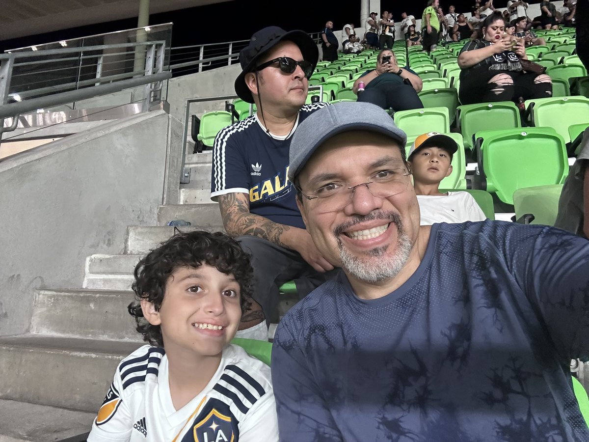 3 hour rain delay and a change of clothes later, but we are back at it! <a href="/LAGalaxy/">LA Galaxy</a> #ATXvsLAG