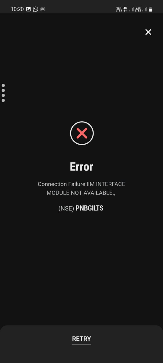 RaghavendraAnna's tweet photo. @kotakneo this is the response being given while I am trying to sell a stock

Please help https://t.co/NGsZkGbm7x