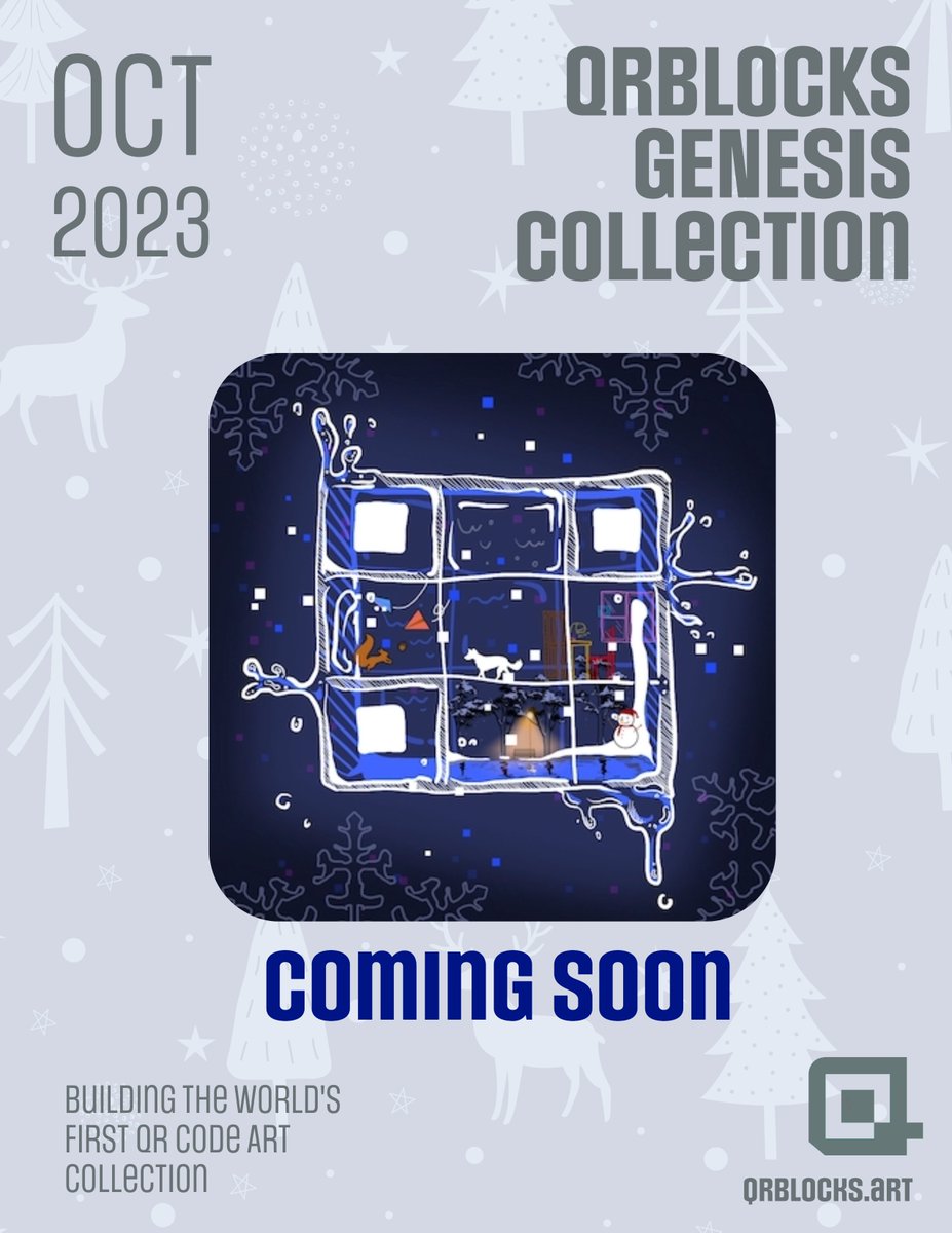 ⏹️QRBlocks - Genesis ⏹️

Building the First Scannable QR Art NFT collection.

🧵A thread on our upcoming genesis drop.