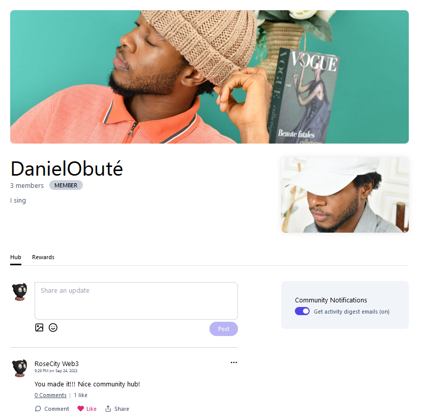 RoseCityWeb3's tweet photo. Two exceptional members of our team have taken the initiative to create  their community hub over at @remx_xyz. 

Let's come together and show our  support for these budding entrepreneurs!

Daniel Obuté @danielgenius81
https://t.co/pXLiv9p1N1

Nolimitm0nk @nolimitm0nk 
https://t.co/lCS080NU6C