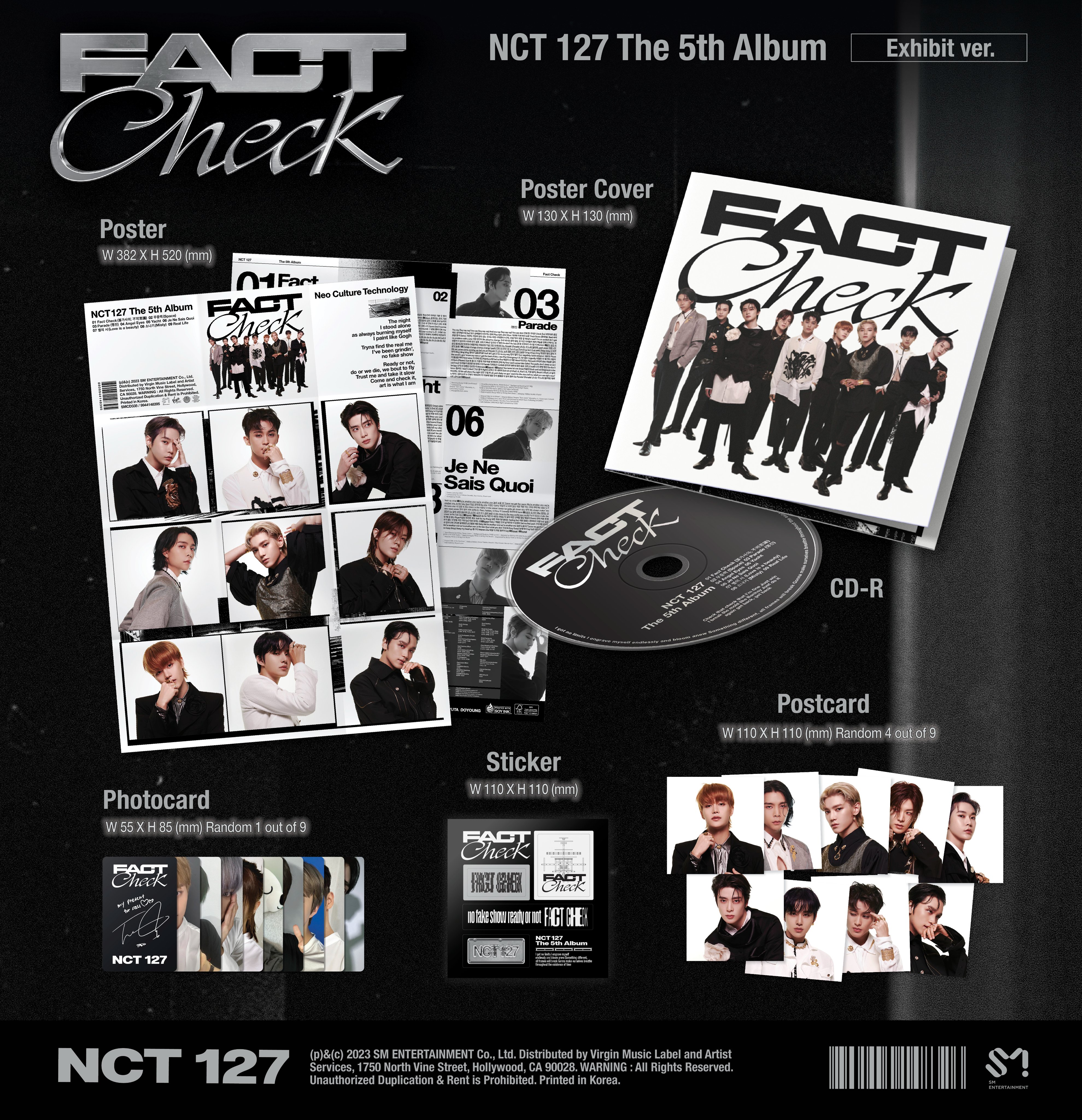 NCT 127｜韓国5枚目のフルアルバム『Fact Check』国内流通盤発売