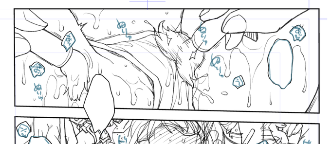 隣のページの絵との兼ね合いでボツになりそうなコマを逆修供養しておく🖖🏼 