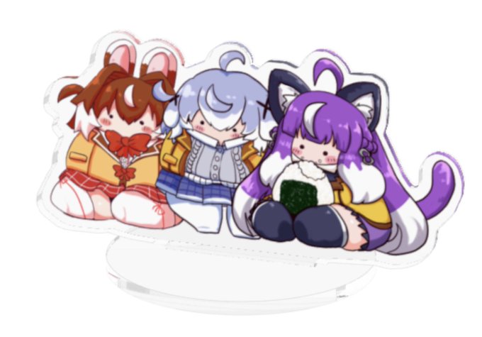 もふガの3匹、昨日試しにイメージ出力してみたけどあまりにも愛おし過ぎる 