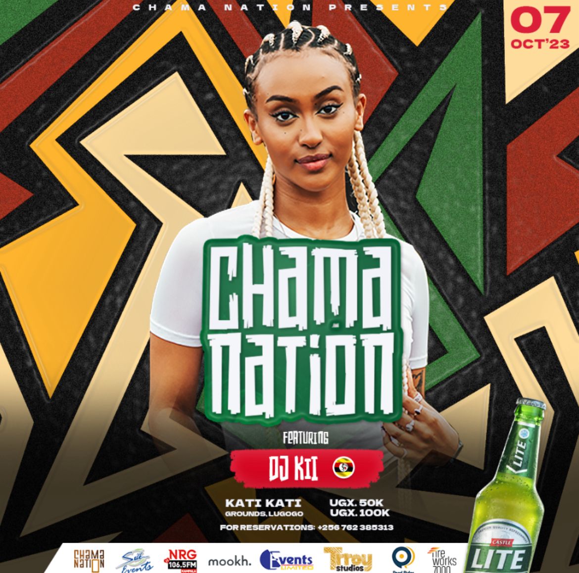 Baddmanjoker's tweet photo. It's a #ChamaNation parte, and we shall be there to unlock fresh enjoyments with @YOUNGSTUNNA ZA at Kati Kati Grounds on October 7.
UGX 50,000
UGX 100,000
#ChamaNationXYoungStunna #UnlockRefresh Enjoy https://t.co/EC4D2QmKJN