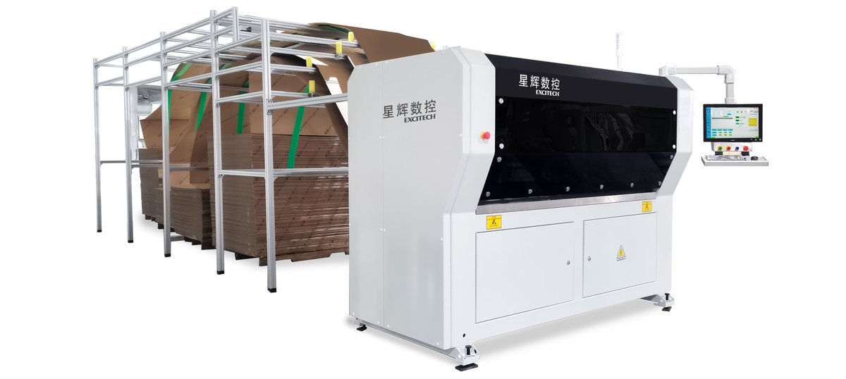 ExcitechA's tweet photo. With the upgrade of Excitech paper cutter, the hardness of cardboard is no longer standard, and soft cardboard and hard cardboard can be cut. #papercut #papercutmansion #papercutter #woodmachine #woodworking #cncmachine #machinery #factory #follow #machine #machineryequipment https://t.co/Ytwd6mpiH3