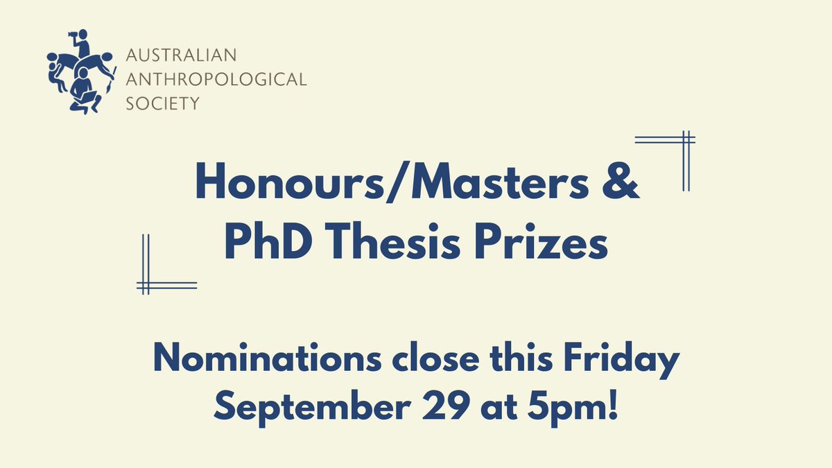 Nominations for the 2023 AAS Thesis Prizes will close this Friday at 5pm! For more info, please visit our website: aas.asn.au/thesisprizes. We are also seeking AAS Fellows to judge the thesis & article submissions. If interested please let us know at aas@anu.edu.au.