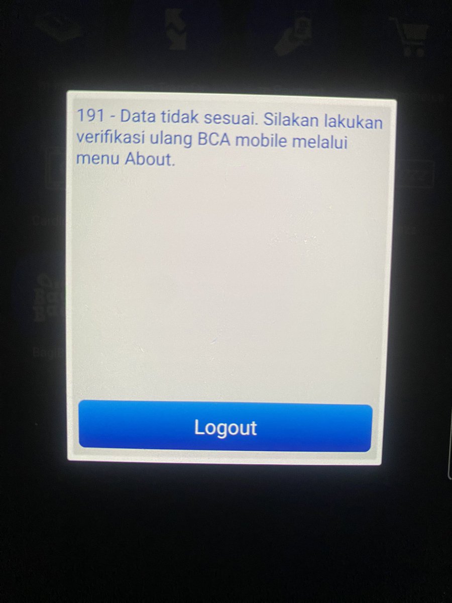 orohkevin's tweet photo. Halo @HaloBCA , mbanking saya kenapa ya? Adakah solusinya? Thanks https://t.co/vzvxVXFa9O