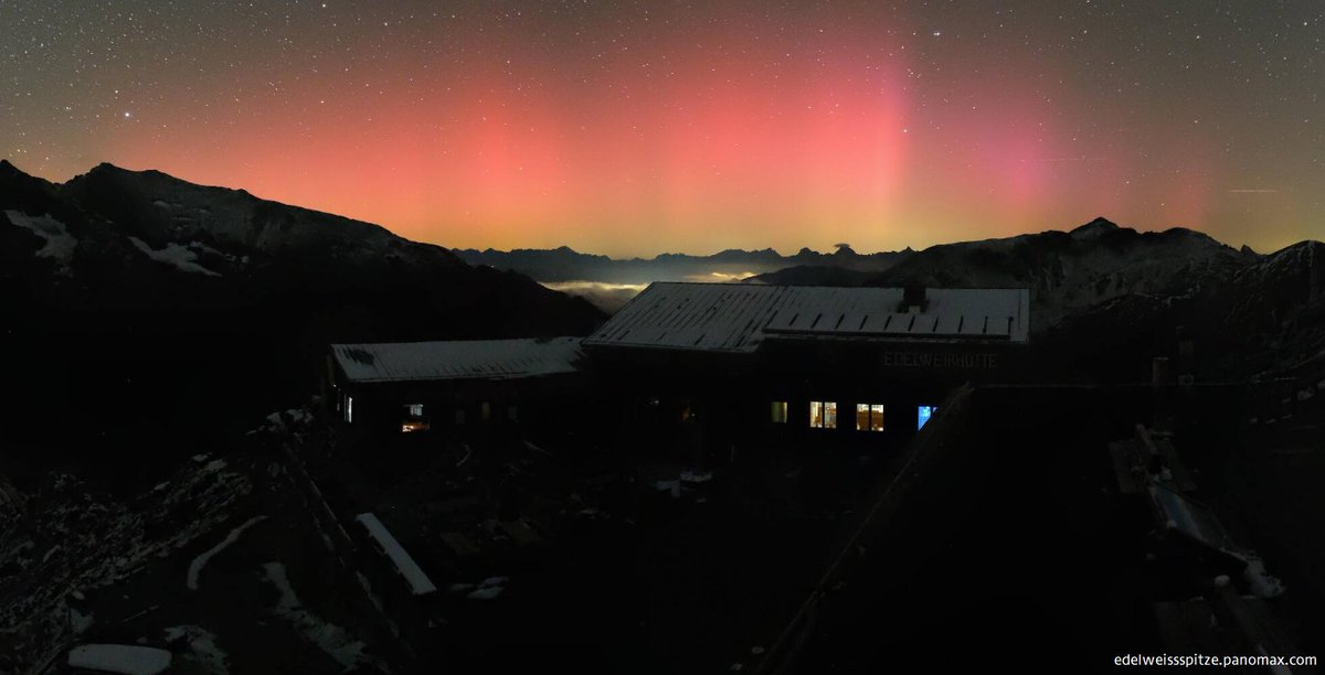 manu_oberhuber's tweet photo. Seltene Polarlichter heute Nacht über Österreich. 🌌 https://t.co/sjSbJ0iALe