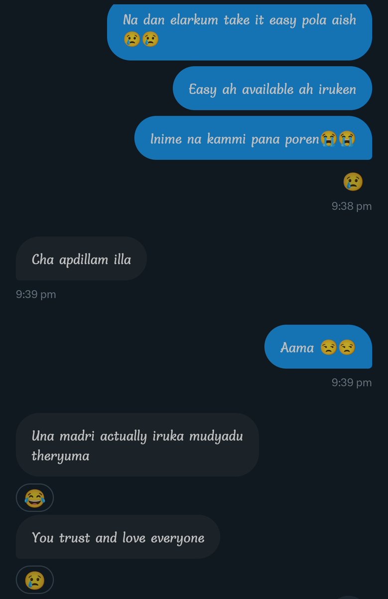 ishcus97's tweet photo. Grateful to OCT 30 😂❤
BB6 பார்த்ததுல நடந்த நல விஷயம் இவ நட்பு
The way she pacifies me and checking up on me is ❤❤
#TimeToFlex https://t.co/PZlZzKBDtR