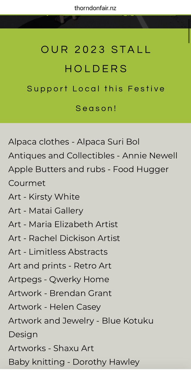 Thorndon Fair tweet media