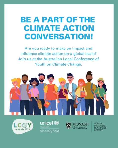 Are you under the age of 30? Based in Adelaide, Melbourne, Perth or Sydney? Looking to influence global #climatenegotiations? Join the Australian Local Conference of Youth on Climate Change! EOIs close Wednesday 27 September at midnight: unicef.org.au/lcoy