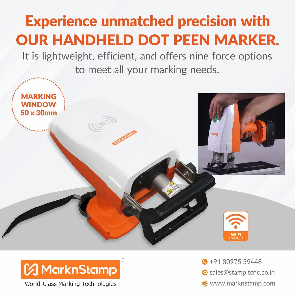MarknStamp's tweet photo. • MOBILE APP CONTROL: Operate it with ease through our mobile app.
• COST-EFFECTIVE: A favourite among customers for its efficiency and affordability.
Upgrade your marking capabilities with MarknStamp today!

Call +91 80975 59448 or visit us at https://t.co/vj3mzxiURz https://t.co/YHCwcwVJ9j