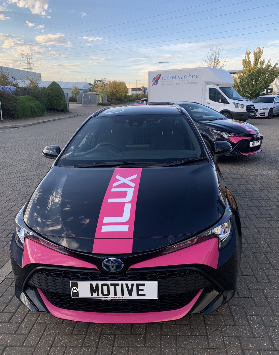 Create a matching fleet 🤩

We designed a set of eye-catching #vehiclewraps for IT Consultancy ILUX.

The result? An on-brand look for their new electric vehicles!

Fancy miles of cost-effective advertising? Get in touch for a quote.