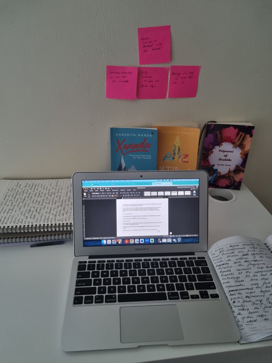 ashnhash's tweet photo. #BacktoDesk. This weekend, I struggled mentally as something I had put my heart into didn't come to fruition. I started doubting myself & my abilities. I wallowed, indulging in self-pity, before picking myself up & getting back to work. Because quitting is not an option!
#Writing https://t.co/IAartCUb0T