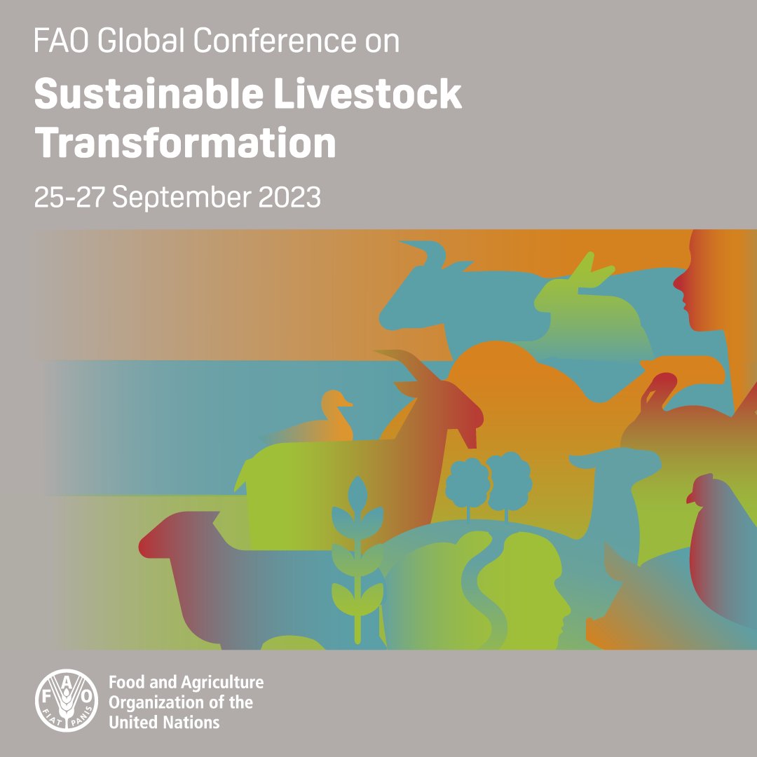 📢 Join us at the 1st-ever Global Conference on #SustainableLivestock Transformation by <a href="/FAO/">Food and Agriculture Organization</a>!

Various stakeholders will gather in Rome to discuss pathways and innovations towards sustainable livestock transformation.

Webcast &amp; programme➡️🌐 bit.ly/3n0oSfw