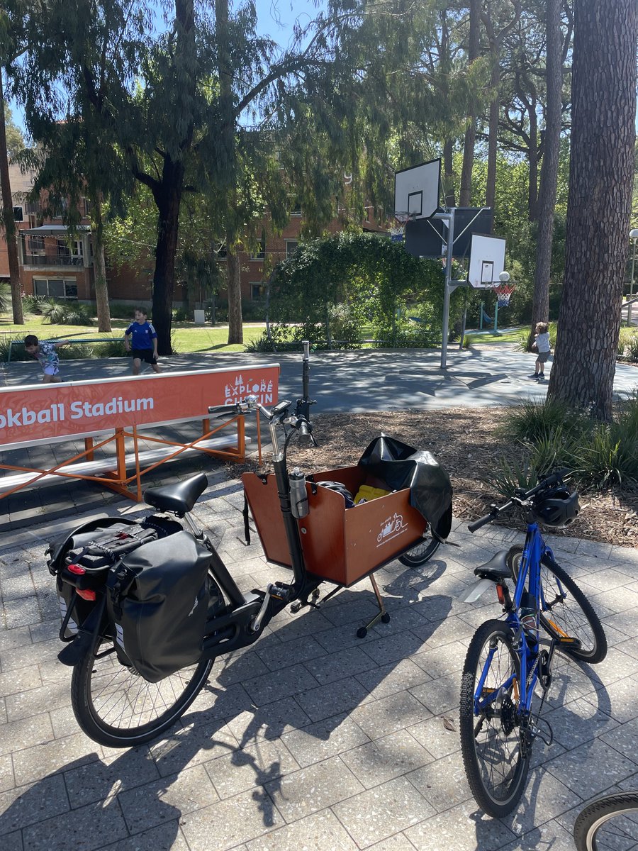 mattroot80's tweet image. Cargo biking campus fun at Curtin Uni - weekends and holidays this place is very quiet and great for the little kids to pretend to be big kids for a while