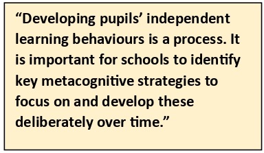 💡 <a href="/Hannahlheron/">Hannah Heron</a>, director at the <a href="/clictrust/">CLIC-Trust</a>, explains how the seven-step model can help to support the development of pupil’s independence.

Read more: eef.li/5aJyr2