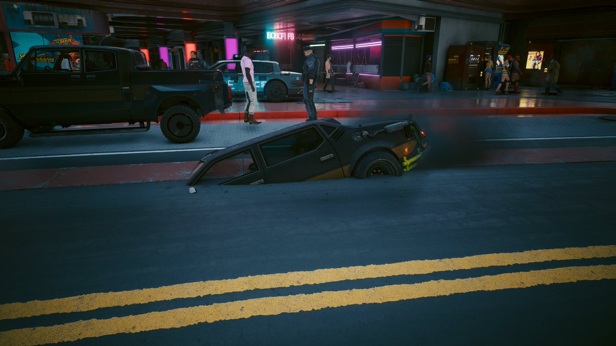 Break_Truu's tweet photo. Dzień dobry banieczko ;)
Nawet Cyberpunk wie, że jest poniedziałek i mu się nie chce poprawnie działać 😆
#Cyberpunk2077 #CyberBug #PhotoMode https://t.co/tQc8vXJA9Y