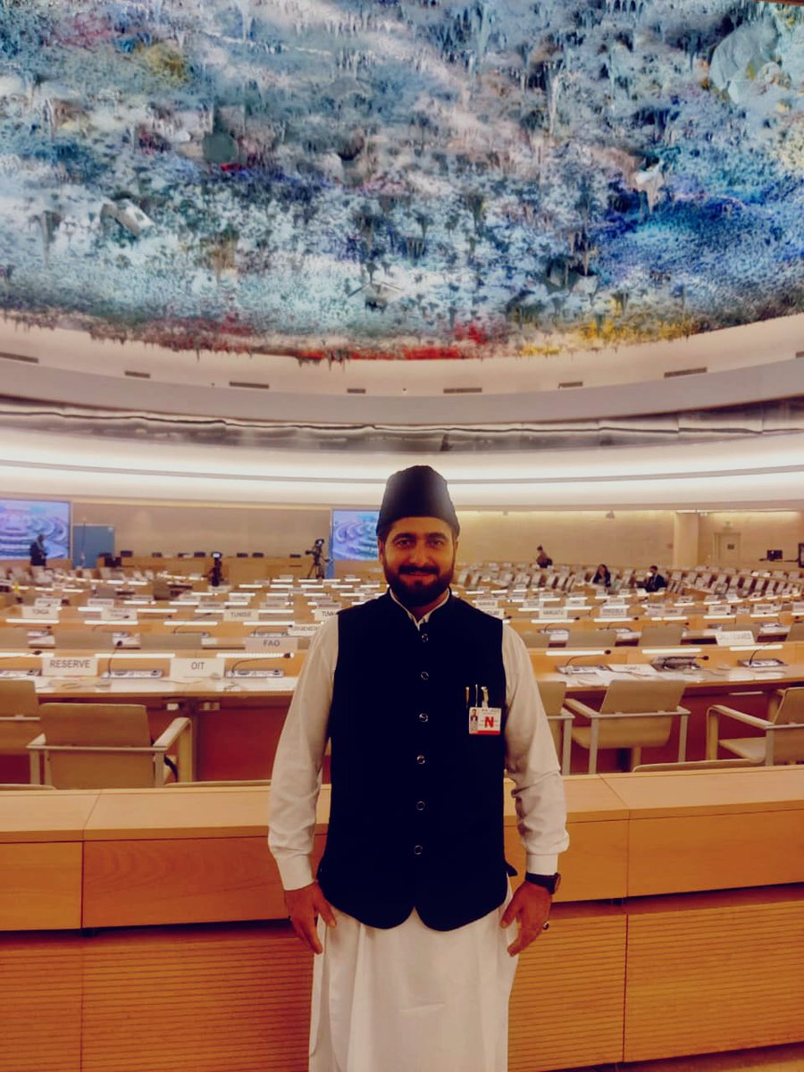 Dear Friends, 

I am happy to tell you that I have intervened on behalf of India at  54th session of UNHRC in Geneva, Switzerland representing my people of Jammu &amp; Kashmir. 

I also spoke about plight of our people in POK &amp; Gilgit Baltistan living under occupation of Pakistan.