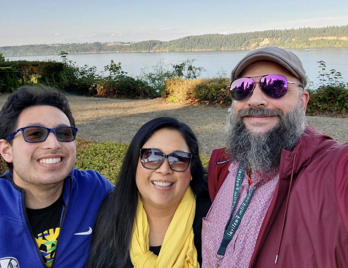 DocJCLuebke's tweet image. This is my happy “place” - being in one location for a few days with my loving husband @whitebear1883 and my amazing son Antonio E. Contreras (for whom I dedicate my work every day). Grateful to make it another year around the sun and celebrate it with my family.
#MyFamily