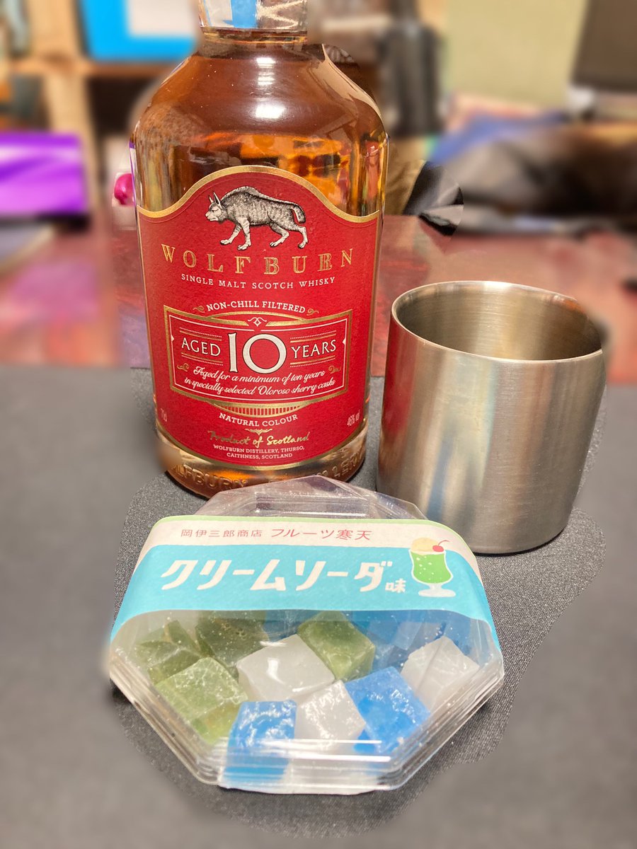 tamu_Anansi's tweet photo. ウルフバーンのキャンペーンに参加を忘れている不測の事態でしたが、ギリギリで参加しますΣ(゚Д゚
今は飲めないので前のツイート写真になりますが、甘い✖️甘いで甘党の私には堪らない味でした(´ω`)
#wolfburn10 https://t.co/DC1OsZatnE