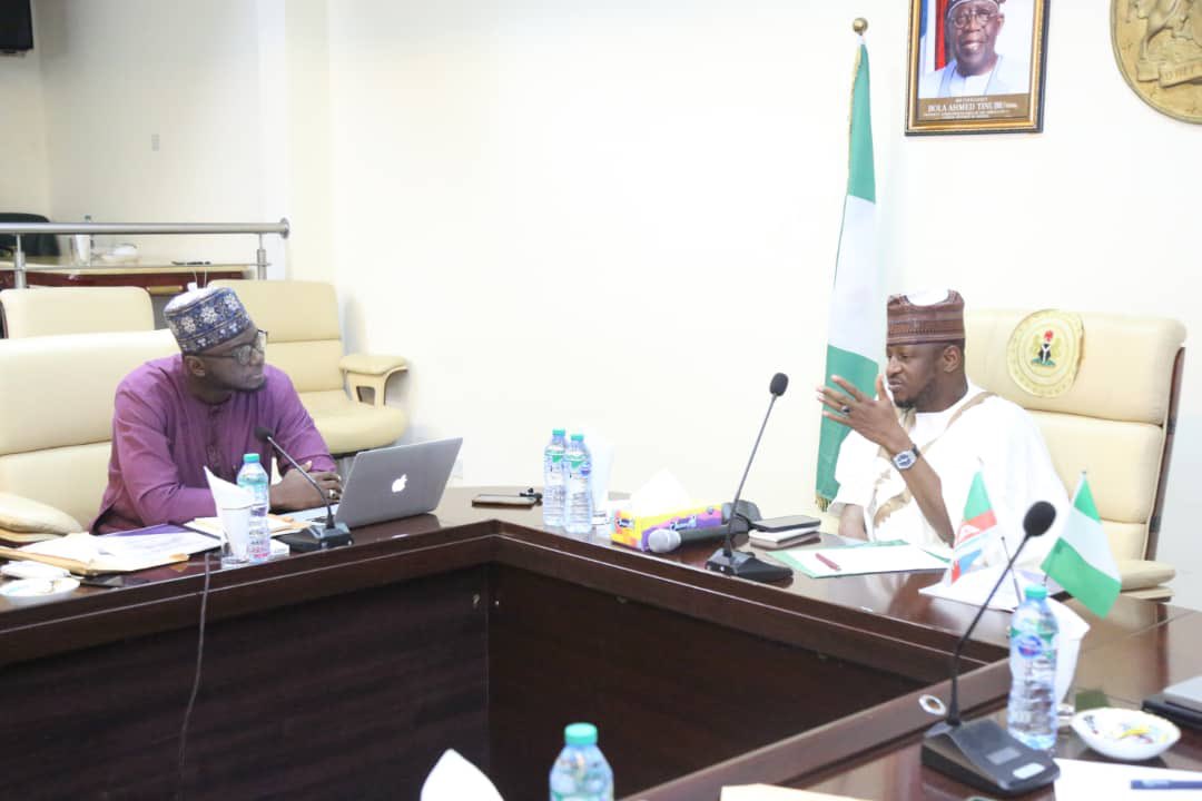 Hamzarion's tweet photo. I had the privilege of presenting the "Katsina State Urban Water Supply Improvement and Sustainability Plan" to the Executive Governor of Katsina State, Malam Dikko Umaru Radda Ph.D. https://t.co/SVC2Osglj7