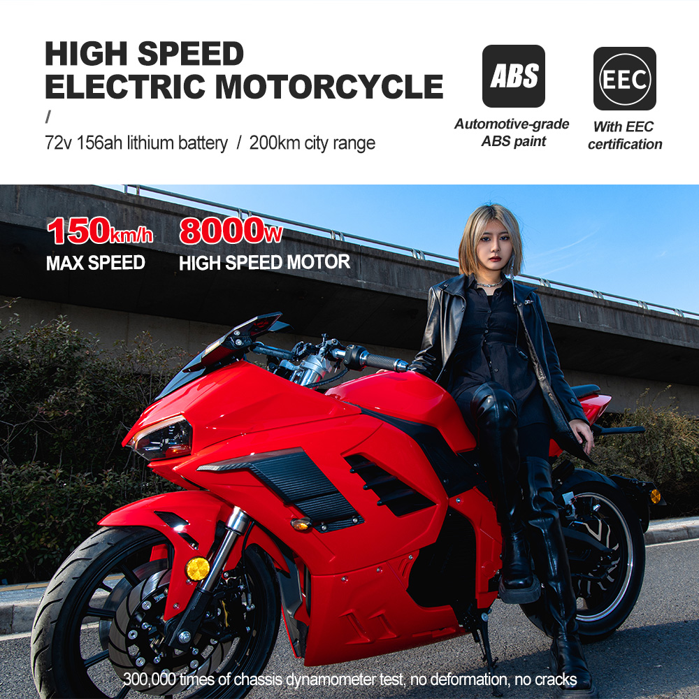 AndesChina's tweet photo. "Hurricane 5Kw 72V 86Ah 75Mph 118Nm High Speed Electric Motorcycle"
The fastest electric motorbike carries the starting power of a gasoline motorcycle, can match 8000W Brushless DC hub high-performance motor, and can reach a maximum speed of 150km/h
🏖Web: https://t.co/96JeAzIgya https://t.co/9jfgn9FLpx