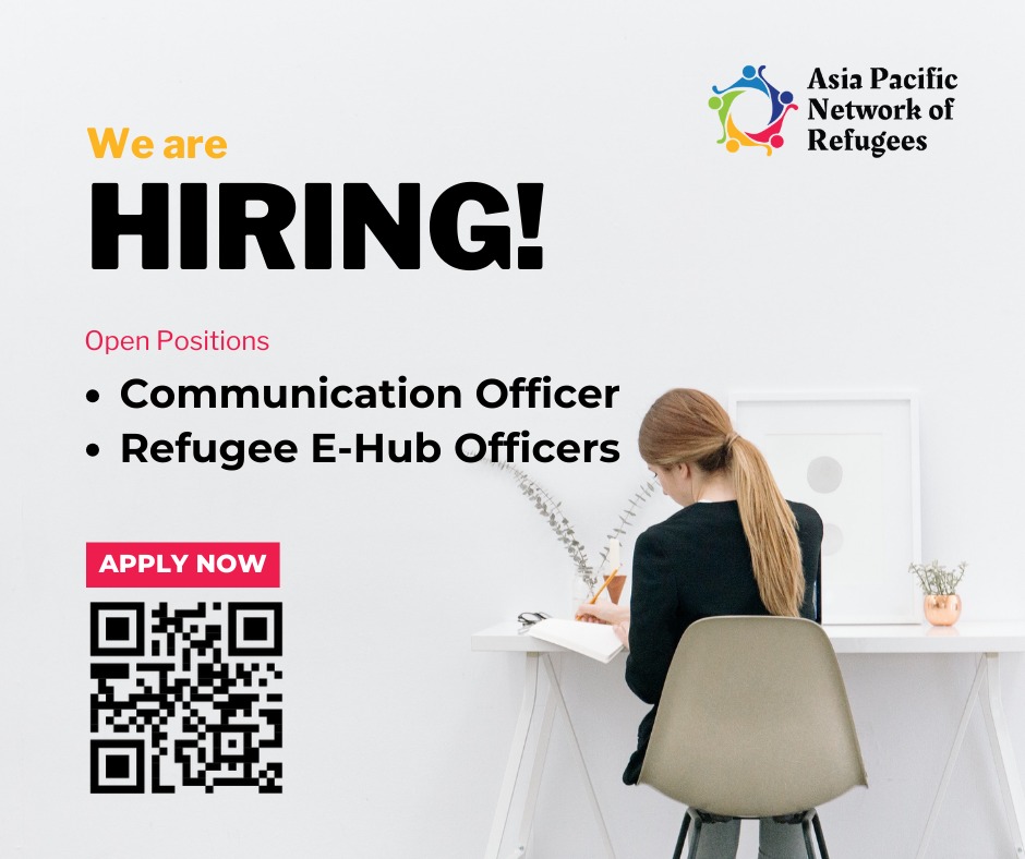 APNORefugees's tweet photo. We are currently seeking dedicated professionals to join our dynamic team. We have two exciting paid positions available. please refer to QR code below for more details https://t.co/l3Jm7t7qIX