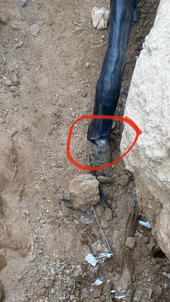 Pitvrug's tweet photo. @CityPowerJhb repair at Houtkop pen is not complete! Your contractors are shafting us and YOU big time https://t.co/JgUw65RB8o