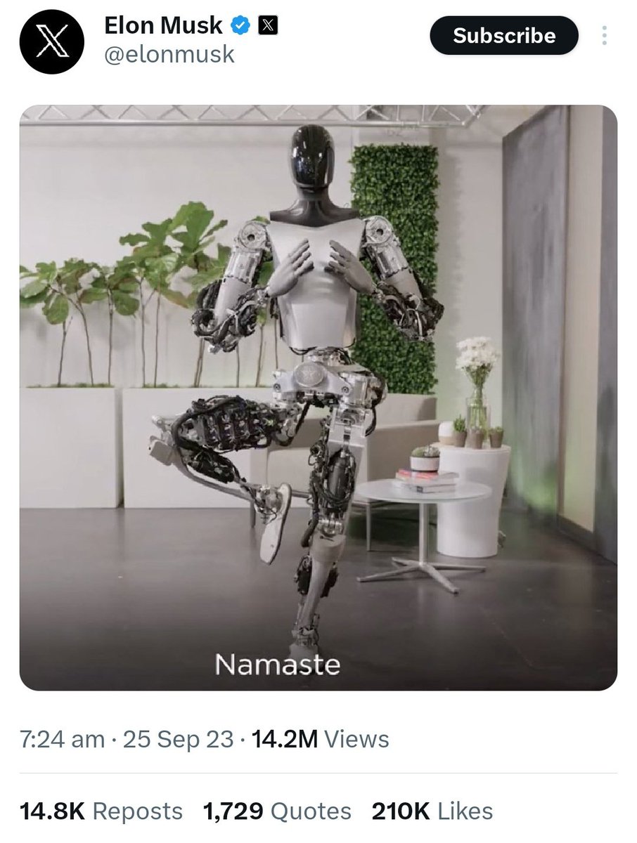 Oh wow, robots have suddenly become fluent in Indian languages! "NAMASTE" to the future of Artificial Intelligence! 🙏 

<a href="/elonmusk/">Elon Musk</a>