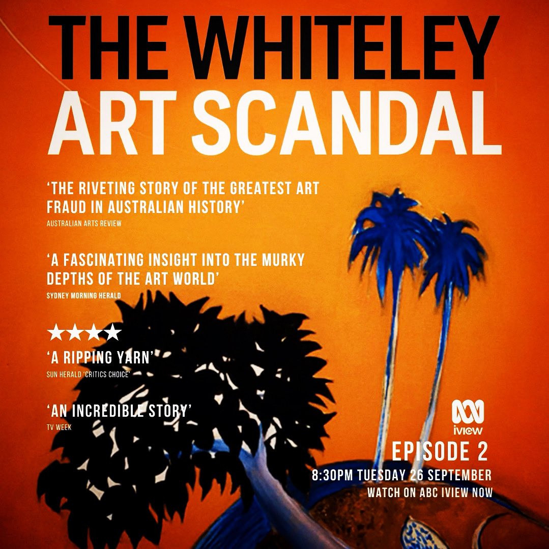 Episode 2 of ‘The Whiteley Art Scandal’ on <a href="/ABCTV/">abctv</a> tomorrow at 8:30pm. 
.
.
.
Director <a href="/YaaraBou/">Yaara Bou Melhem</a> 
Producer <a href="/infilmsaus/">IN FILMS</a> 
Editor <a href="/haelmaria/">leah d</a> 
Composer <a href="/helenaczajka/">helena czajka</a> 
AP <a href="/georgia_pq/">Georgia Quinn</a> 
<a href="/ABCArts/">ABC Arts</a> <a href="/ScreenNSW/">Screen NSW</a> 
#thewhiteleyartscandal