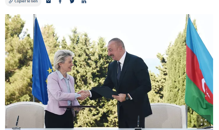 mrsclovisse's tweet photo. #arménie sacrifiée par #UE #vonderleyen et #MacronLaHonte  achètent du gaz en partie russe ! à #Azerbaijan 
#BFMTStory #HdesPros #Punchline #24hpujadas #lamatinale #cdanslair #midinews #soirinfo #180minutesInfo  #leClubLeChatelier #GGRMC #LeLiveToussaint #tpmp #VIPol #calvi3D https://t.co/QZ4rLNVTu8