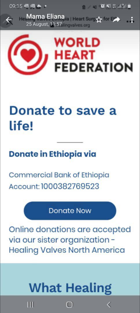 Let us put a concerted effort to eradicate Rheumatic Heart Disease (RHD) from Ethiopia.
#healingvalves.org