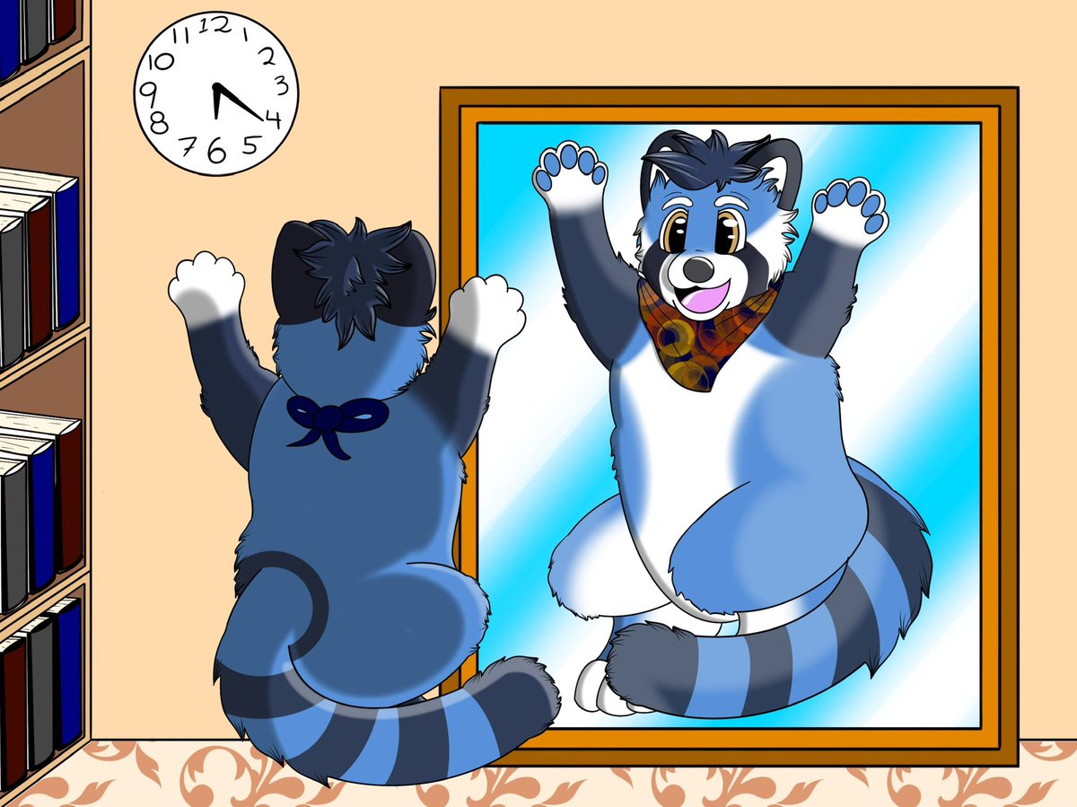 Look, <a href="/ItsFlippsy/">Flippsy</a> made a new friend!!!

Nobody tell him…

#furry #furryart #furryartist