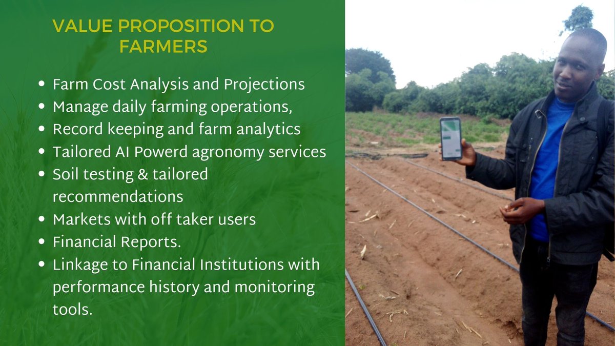 Value Prop to #farmers #smallholderfarmers #commercialfarmers #emergingfarmers