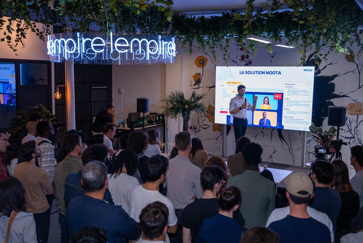 Last week, I stepped onto the <a href="/lemlist/">lemlist</a> stage for @Noota's first-ever pitch contest.

It wasn't just another pitch—and here is why 👇

#Noota #FirstPitch #lemlist #Entrepreneurship #Growth