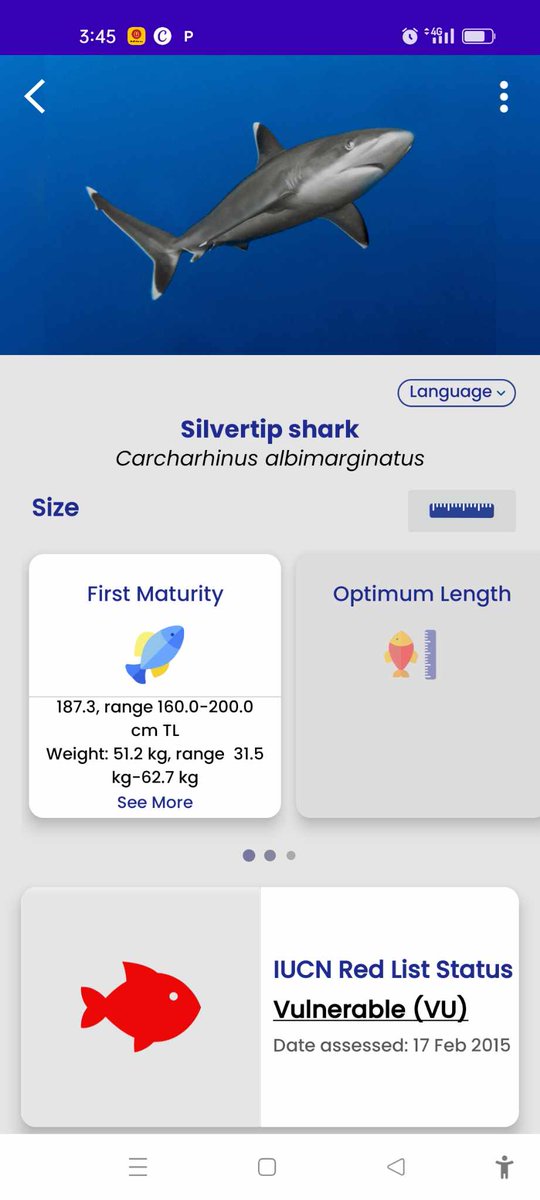 FishBaseProject's tweet image. The latest version of the #FishBaseGuide app now has: 
🐟 Updated species data
🔍 Improved filtering options
🗣️ Google Translate for language support
⚠️ IUCN Redlist Status replacing vulnerability info 
📏 Estimated body weights using #LWR

📥 #GooglePlay: bit.ly/FishBaseApp