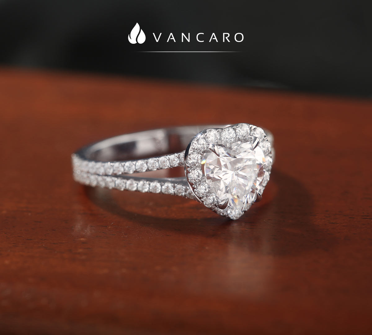 Vancaro ruby store heart ring