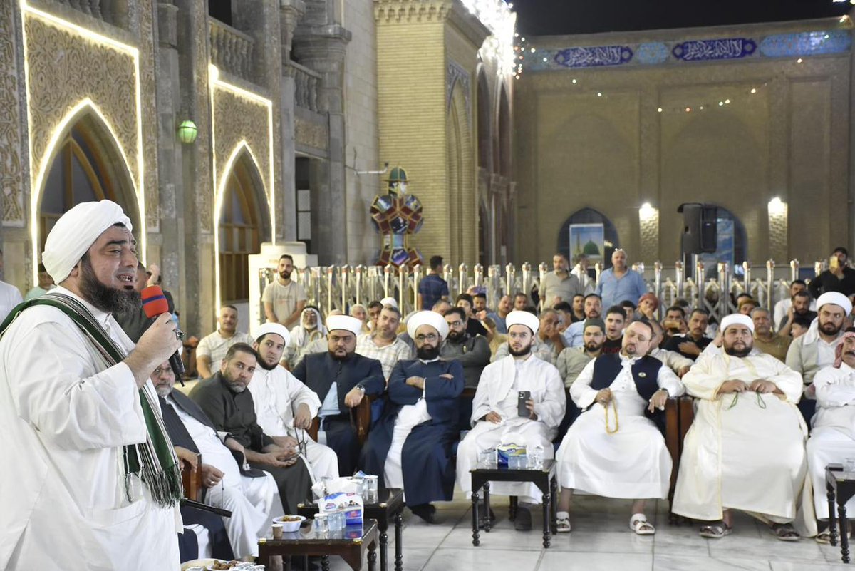 الحمد لله وصلت بغداد ضيفا على الحضرة الجيلانية للمشاركة في احتفالات المولد النبوي الشريف ..