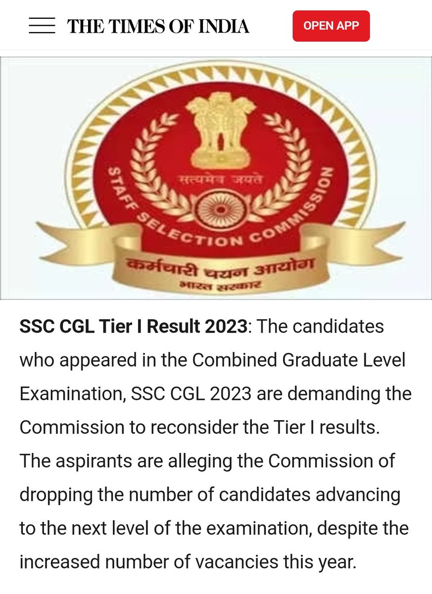 Priyanka Rajput (@priyank22712491) on Twitter photo #SSC_BREAK_THE_SILENCE
<a href="/PMOIndia/">PMO India</a> <a href="/AmitShah/">Amit Shah</a> <a href="/DoPTGoI/">DoPT</a> <a href="/DoptSecretary/">Secretary (DoPT)</a> <a href="/narendramodi/">Narendra Modi</a> <a href="/DrJitendraSingh/">Dr Jitendra Singh</a> <a href="/DainikBhaskar/">Dainik Bhaskar</a> <a href="/RahulGandhi/">Rahul Gandhi</a> <a href="/TheLallantop/">The Lallantop</a> <a href="/timesofindia/">The Times Of India</a> <a href="/the_hindu/">The Hindu</a> <a href="/SonuSood/">sonu sood</a>
Set of rule is required for the selection process rather than randomly select the students we want ×15 #SSC_BREAK_THE_SILENCE
<a href="/PMOIndia/">PMO India</a> <a href="/AmitShah/">Amit Shah</a> <a href="/DoPTGoI/">DoPT</a> <a href="/DoptSecretary/">Secretary (DoPT)</a> <a href="/narendramodi/">Narendra Modi</a> <a href="/DrJitendraSingh/">Dr Jitendra Singh</a> <a href="/DainikBhaskar/">Dainik Bhaskar</a> <a href="/RahulGandhi/">Rahul Gandhi</a> <a href="/TheLallantop/">The Lallantop</a> <a href="/timesofindia/">The Times Of India</a> <a href="/the_hindu/">The Hindu</a> <a href="/SonuSood/">sonu sood</a>
Set of rule is required for the selection process rather than randomly select the students we want ×15