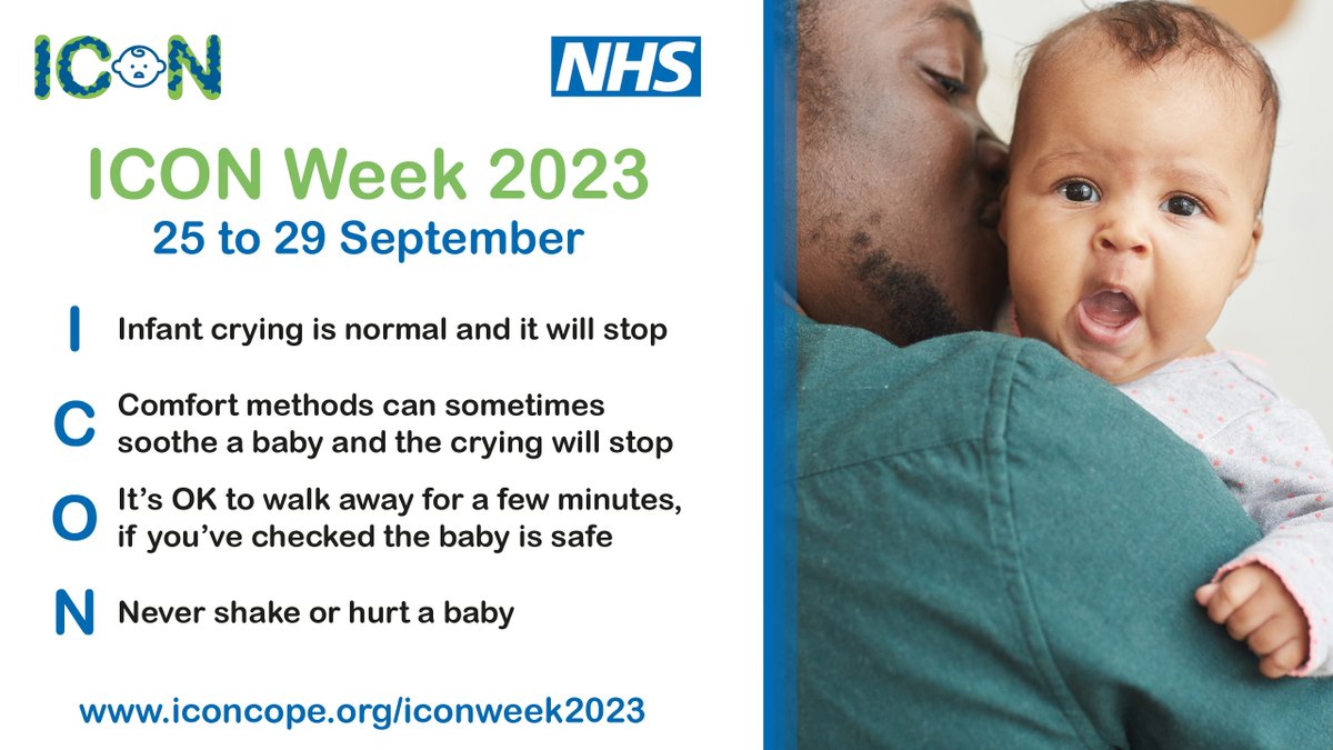If you have a baby that cries a lot, it can be exhausting and lonely.  You are not alone. 

Crying is normal. It is not your fault. It's ok to take a time out when you feel overwhelmed. 

Keep baby safe, keep yourself safe.

#ICONcope
#ICONweek2023