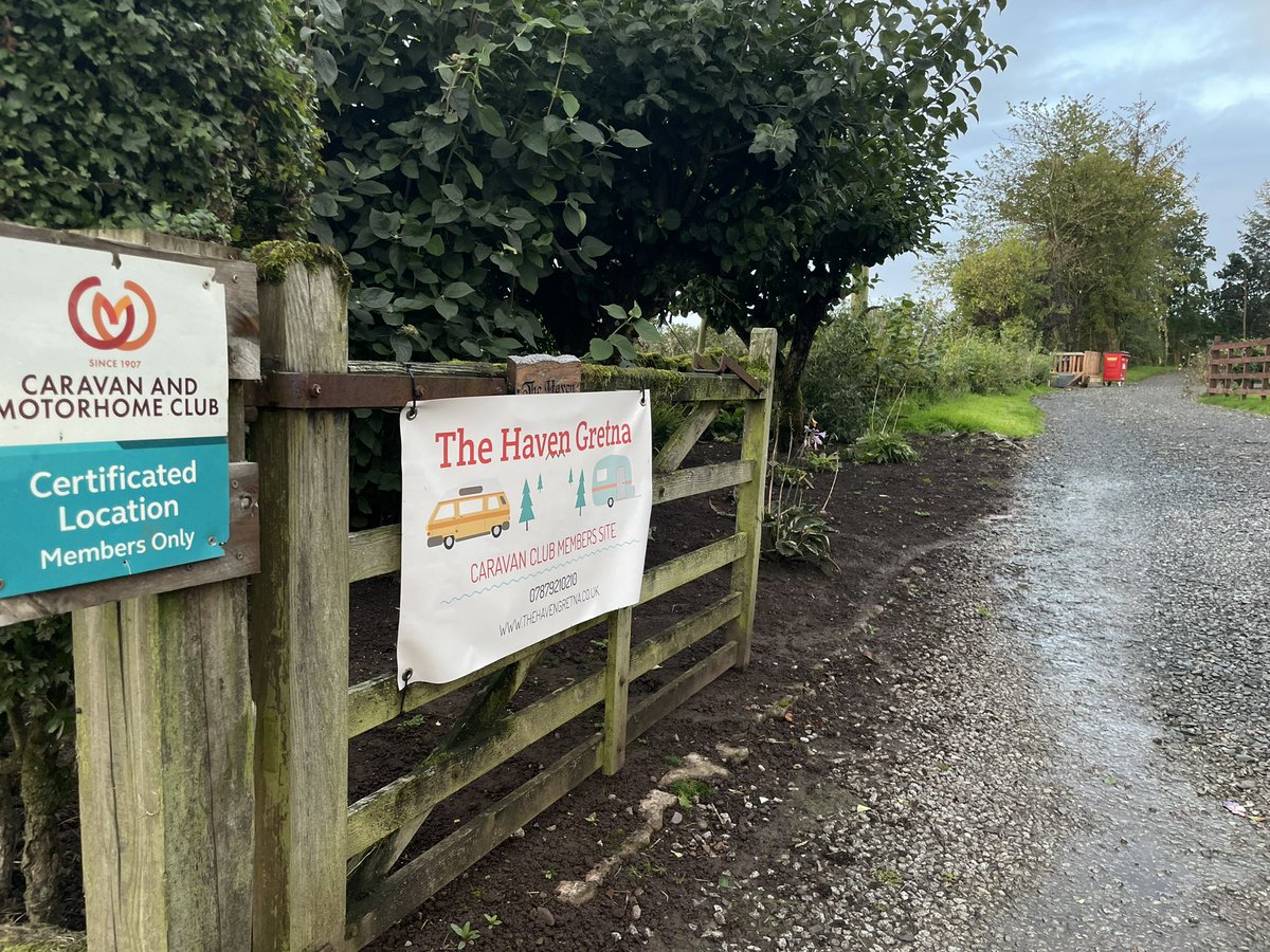 K9Caravanning's tweet image. Had a lovely few days here at the #thehavengretna but as they say the show must go on. We’re heading up to #bunree @Media_CAMC for a few days.