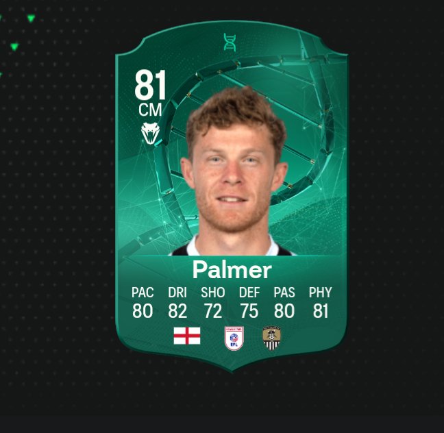 Craig_Stewart3's tweet photo. Is anyone else in the middle of upgrading @mattypalmer1995 or is it just me? #NottsCounty #YouPies #EAFC24 https://t.co/tWqhCXyFJe